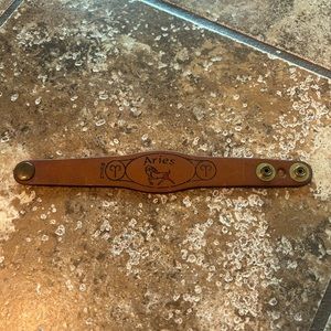 Aries Leather Bracelet